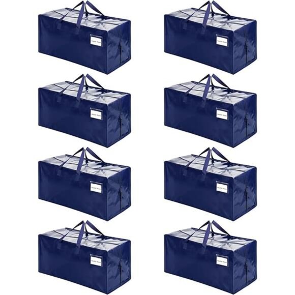 8 Pack Moving Bags w/Backpack Straps, Moving Boxes & Storage Bins Alternative - Picture 7 of 7
